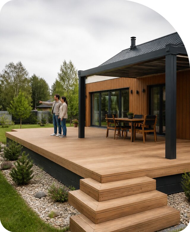 Строительство террасы в Воткинске по цене от 67340 р. | РадиДОМА-Втк